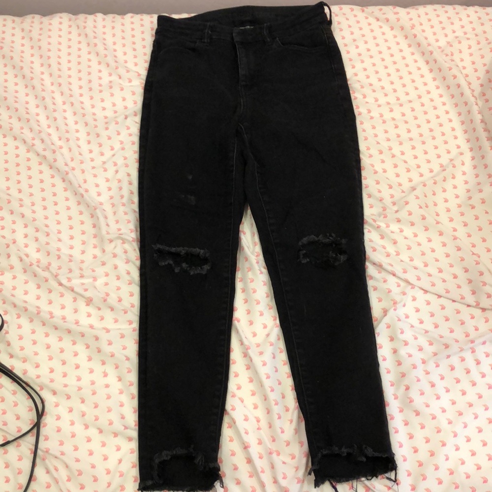 American eagle black skinny jeans